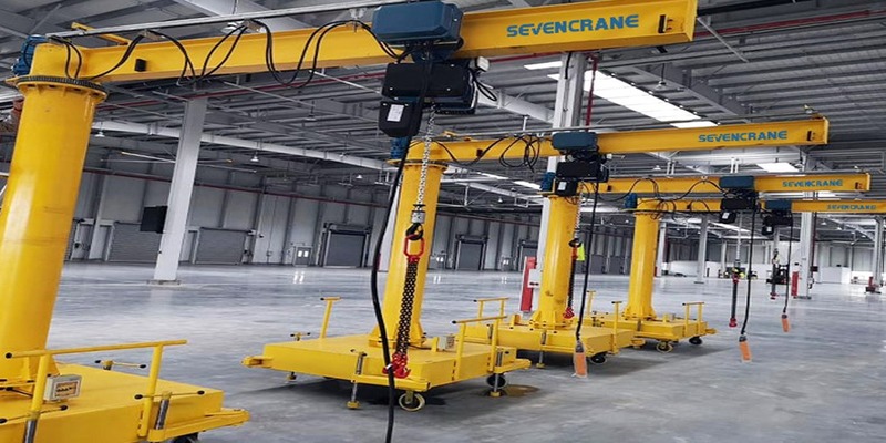 کاربرد جرثقیل بازویی در صنایع سنگین