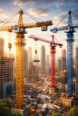 بررسی رقابت شرکت‌های جرثقیل مرکزی در کلان‌شهرها