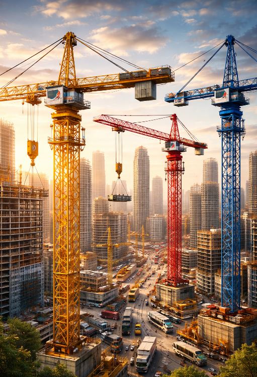 بررسی رقابت شرکت‌های جرثقیل مرکزی در کلان‌شهرها